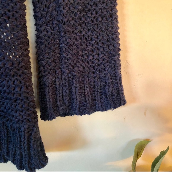 Navy Blue Knitted Sweater - Picture 3 of 8